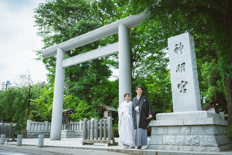 特典付【6月撮影】 神社と東京駅ナイト撮影の和洋弐点プラン★衣裳2着(差額無し)データ200カット付!