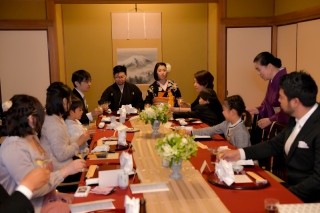 神社での挙式+会食が出来るプランです♪