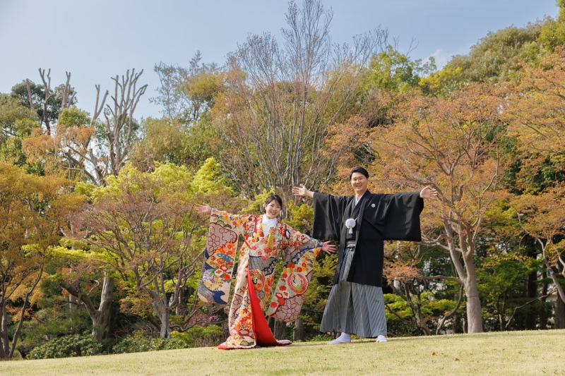 ≪ 豊かな木々の中≫