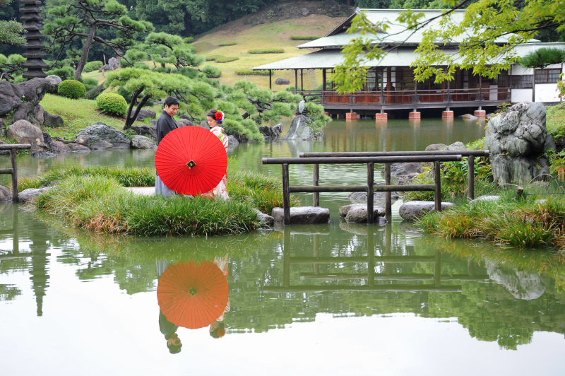 日本庭園ならではの一枚