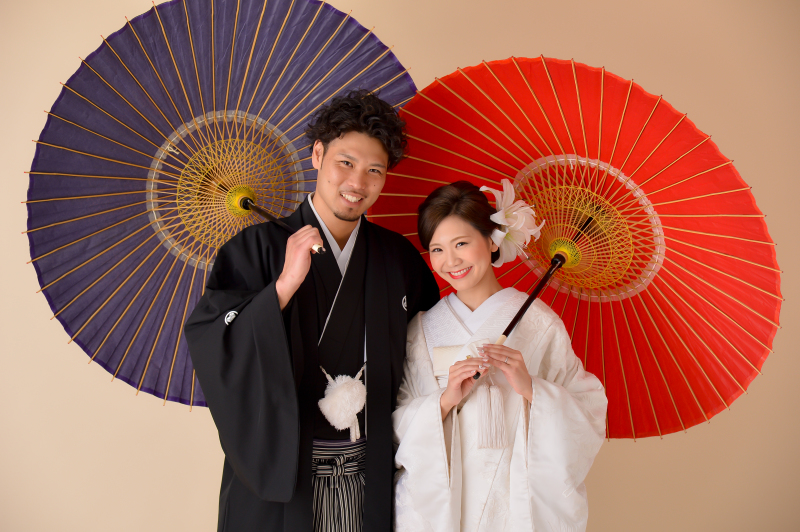 定番の和傘ショット☂