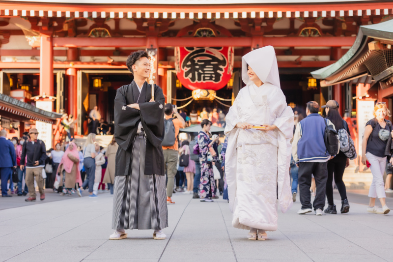 賑わう浅草のなかで…