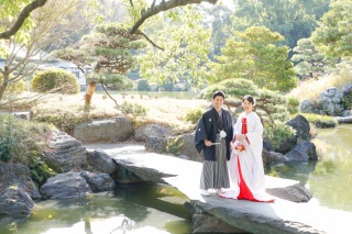 冬の庭園フォト♡