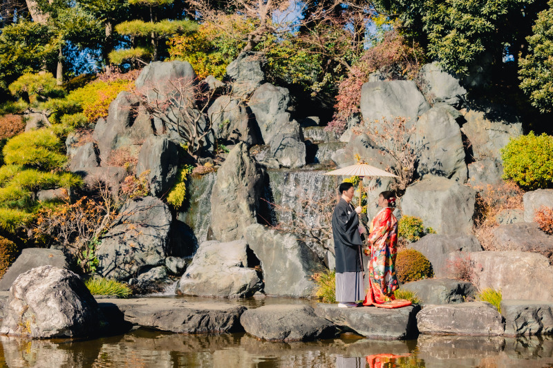 《 自然豊かな庭園 》