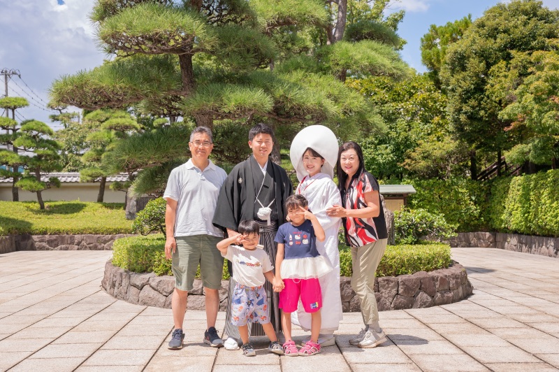 ご親族との撮影も◎