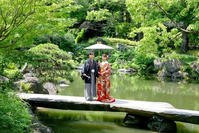 清澄庭園でのご撮影