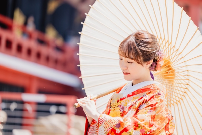 新婦ソロショットも忘れずに・・！