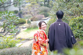 3月の旧安田庭園♪