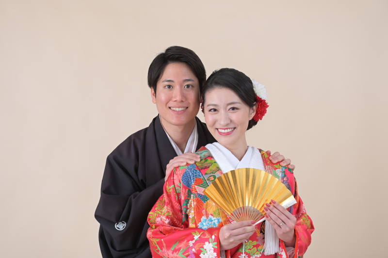 笑顔いっぱいのスタジオ撮影