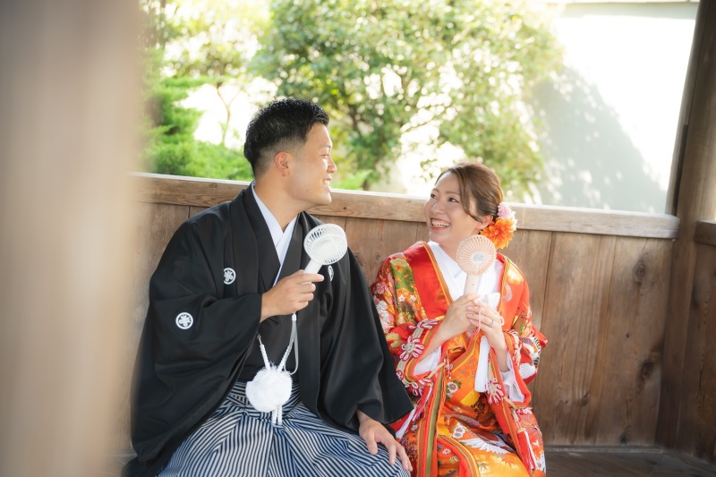 東屋でひと休み