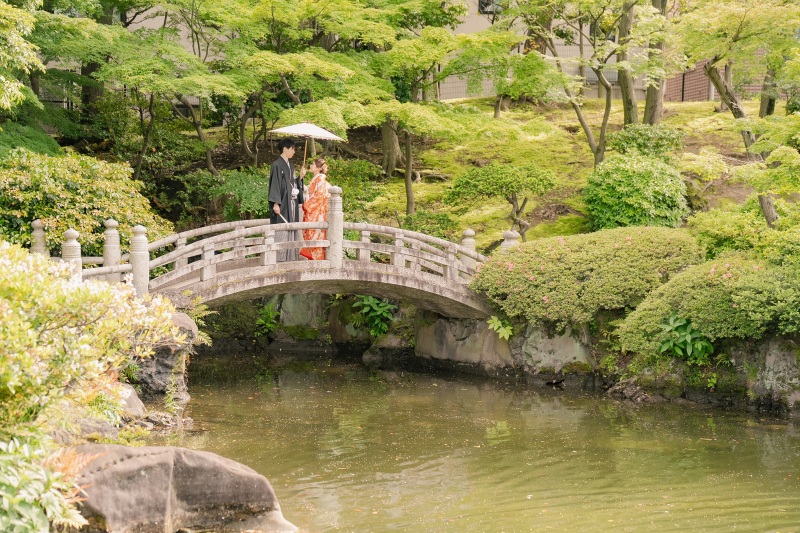 太鼓橋×和傘