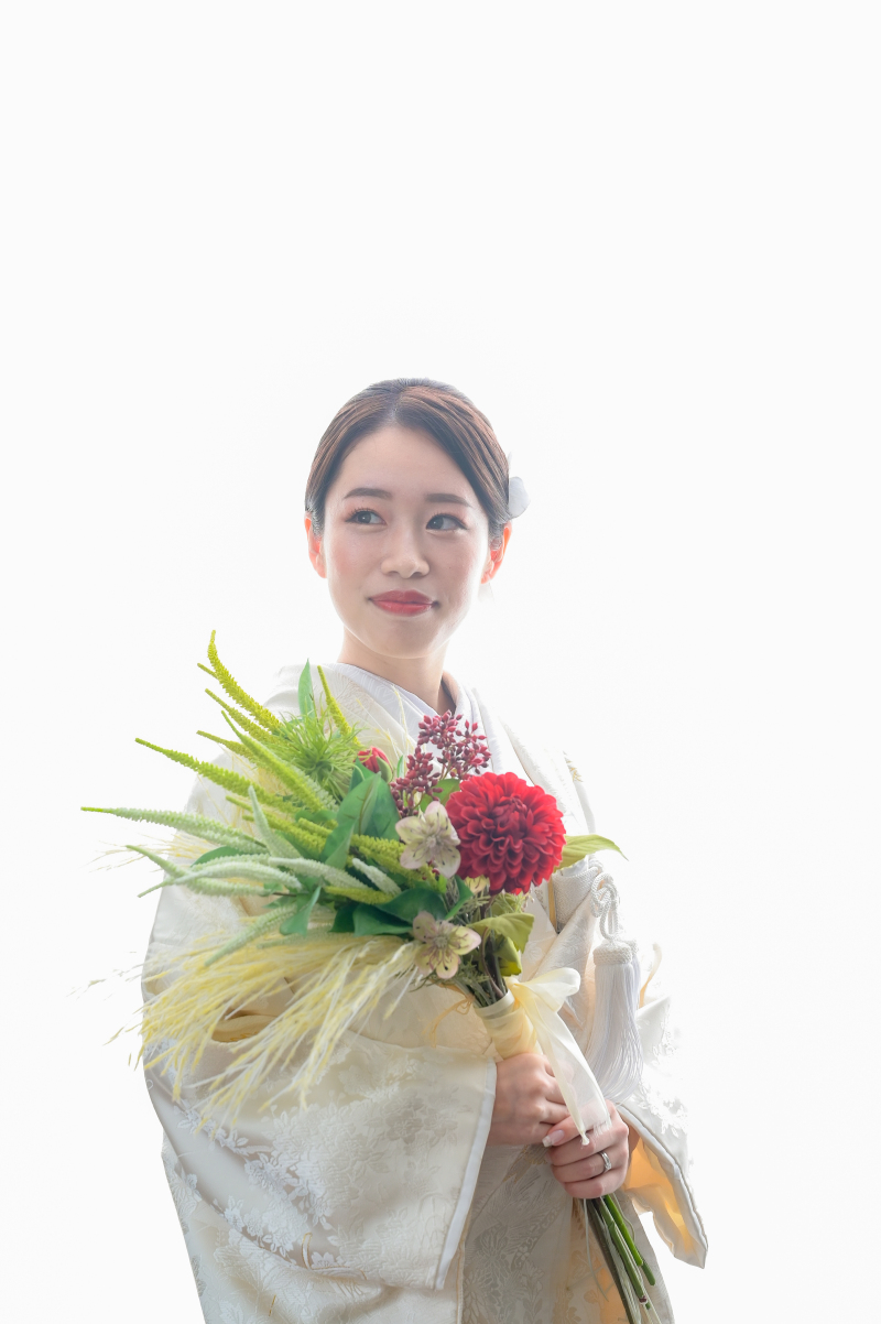 ご新婦様ソロショット♪