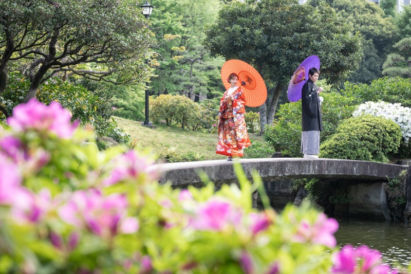 日本庭園をお散歩しながら撮影♪