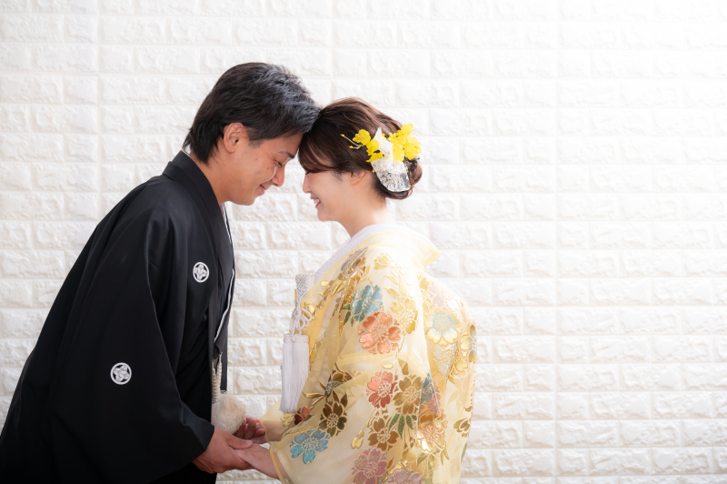 髪飾りも黄色で♪