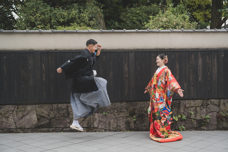 駆け寄りショット