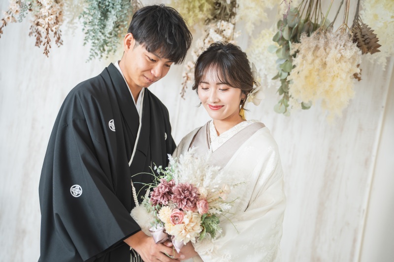 浅草橋店らしいくすみカラーのセット