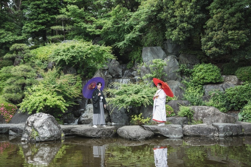 ☆池泉回遊式の日本庭園☆