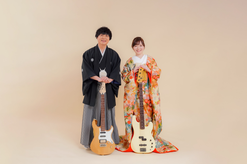 とっても新鮮な和装×ギター！