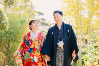 2/11撮影＊花畑記念庭園で撮影する和装弐点プラン