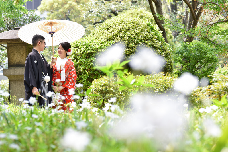 旧安田庭園でのご撮影♪