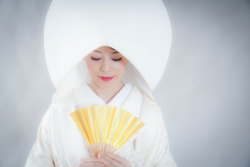 白無垢姿でソロショット✿