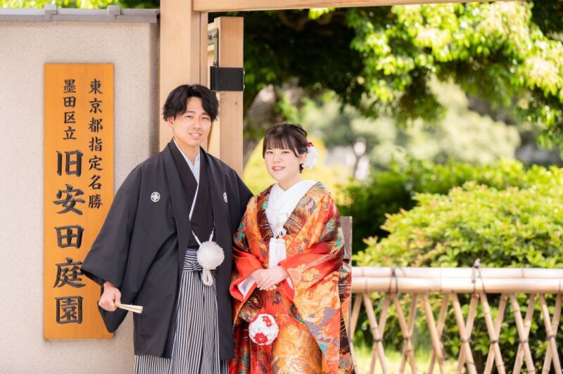 ≪ 旧安田庭園で撮影 ≫