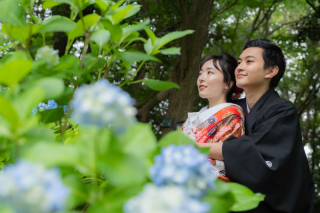 6/4撮影：花畑記念庭園のアジサイ❁