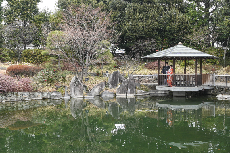 広々とした大池！