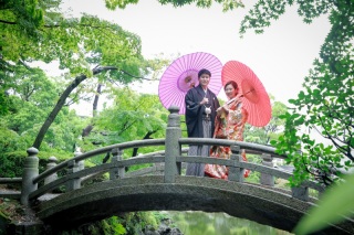 9月 旧安田庭園☔