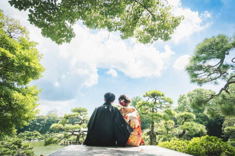 後ろ姿も忘れずに!