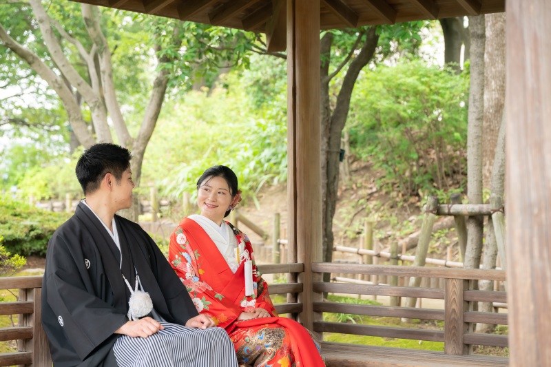 暑い夏はあずまやで休みながら◎!