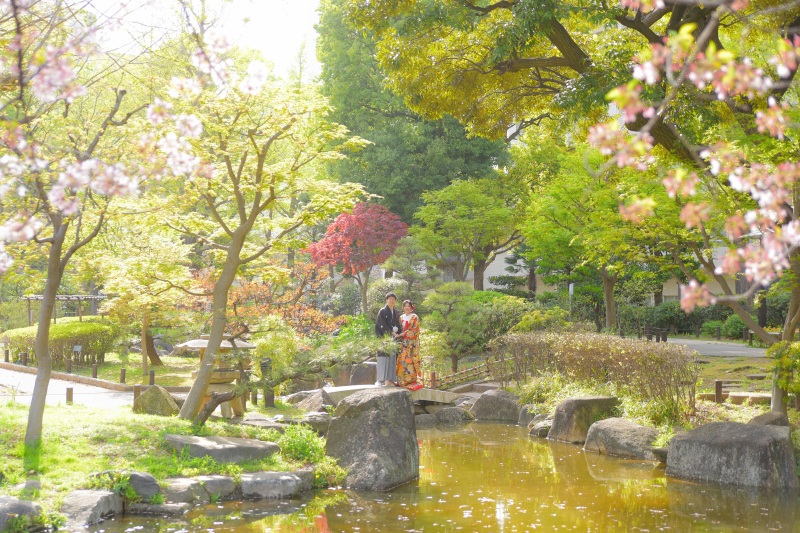 桜も少し残っていました・・・！