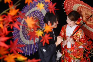 ☆色打掛でのスタジオ撮影☆