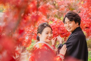 12/5撮影：花畑記念庭園の紅葉