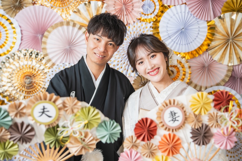 キュートなペーパーファン♡