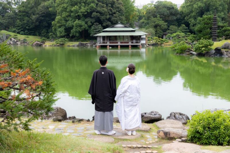 《清澄庭園：涼亭》