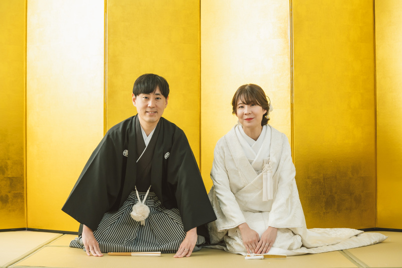 最後は正座ショット