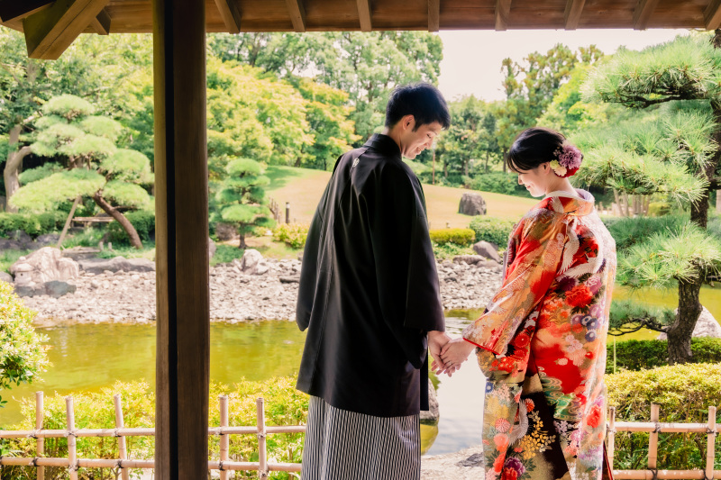 東屋から眺める景色