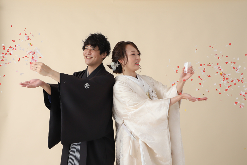 お持込みの小物でふたりらしく♡