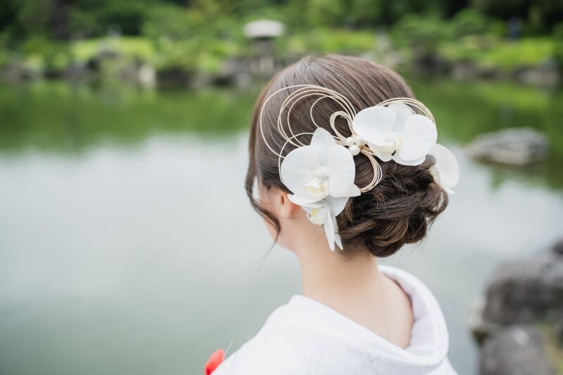 新婦ヘア
