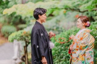 9/4　旧安田庭園で小物を使用した撮影♪