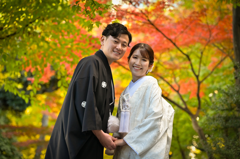 旧安田庭園の紅葉