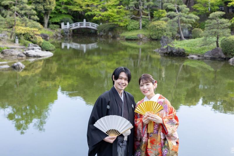 4/17撮影：新緑キレイな旧安田庭園✨