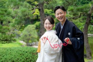 7/31撮影＊笑顔満載のおふたり♡和装ロケ×スタジオプラン