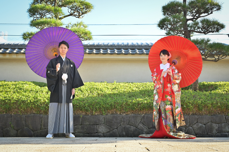 カチッと全身ショット!