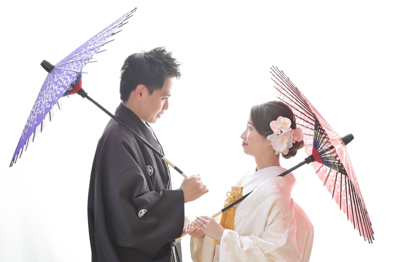 白無垢はスタジオで！