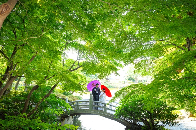 旧安田庭園でのご撮影が出来ます!