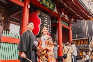 浅草と庭園orスタジオで撮影できちゃう贅沢プラン♥