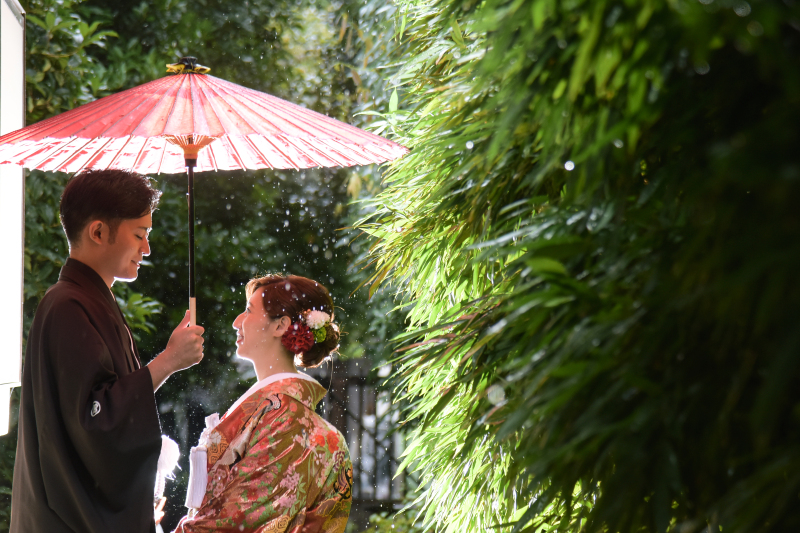雨の日も、追加料金なしでご撮影出来ます