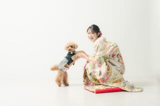 ペットとの撮影